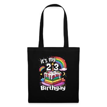 C’est ma naissancegay naissance-gay lgbt gay - Sac en tissu - noir - Devant