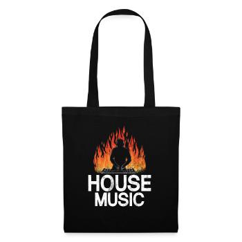 House Music, EDM, Rave, DJ, Electro, Deep House, Lover - Tote Bag - black - Front