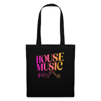 House Music, EDM, Rave, DJ, Electro, Deep House, Lover - Tote Bag - black - Front