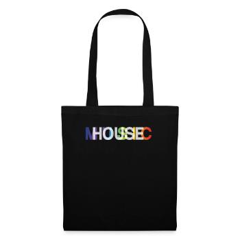 House Music, EDM, Rave, DJ, Electro, Deep House, Amoureux - Sac en tissu - noir - Devant