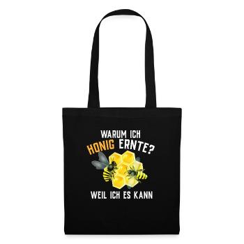 Beekeeper Tshirt Honey Bee Beekeeping Beekeeper - Tote Bag - black - Front