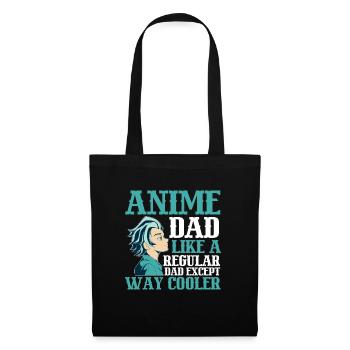 Papa Anime Comme Un Papa Ordinaire Otaku Manga Japonais - Sac en tissu - noir - Devant
