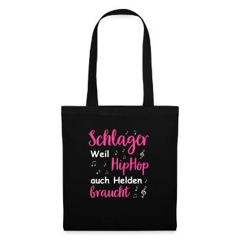 Schlager Tshirt Women's Schlager Party Costume Party - Tote Bag - black - Front
