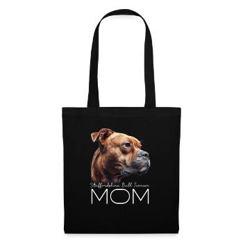 Staffordshire Bull Terrier Mom - Tote Bag - black - Front