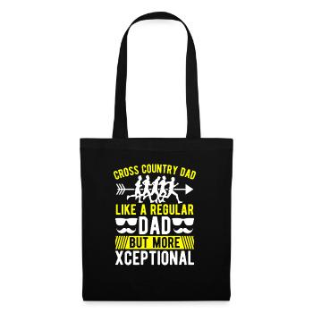 Coureur de fond et entraîneur de cross-country - Cross unique - Sac en tissu - noir - Devant