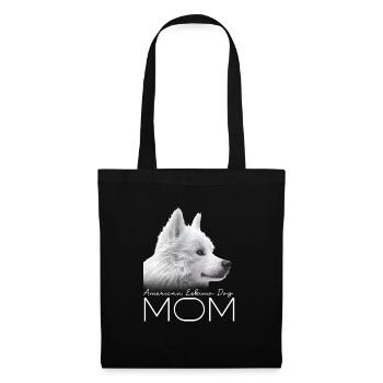 American Eskimo Dog Mama - Stoffbeutel - Schwarz - Vorne
