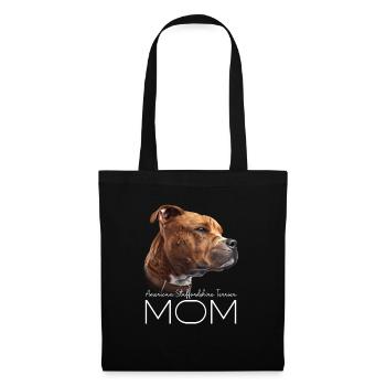 American Staffordshire Terrier Mom - Tote Bag - black - Front