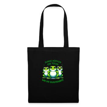 Little Comic Toads Gang - Tote Bag - black - Front