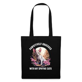 Sphynx Kitten Sphynx Cat - Tote Bag - black - Front