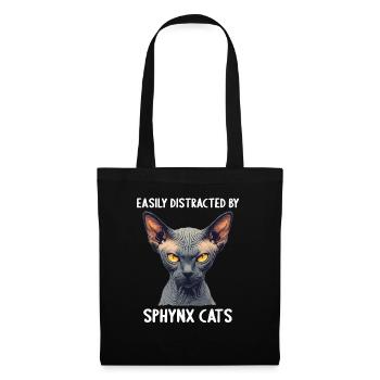 Sphynx Kitten Sphynx Cat - Tote Bag - black - Front