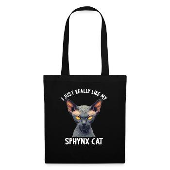 Sphynx Kitten Sphynx Cat - Tote Bag - black - Front