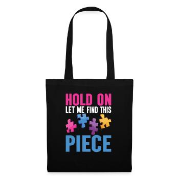 Jigsaw Puzzle Piece Puzzle Lover - Tote Bag - black - Front