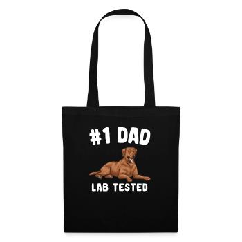 Fuchsroter Labrador Retriever Fox Red Labrador - Stoffbeutel - Schwarz - Vorne