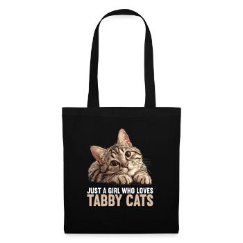 Tabby Kitten Tabby Cat - Tote Bag - black - Front