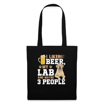 Yellow Labrador Retriever - Tote Bag - black - Front