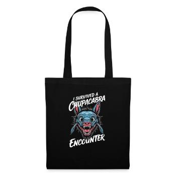 Chupacabra Créature légendaire Bête Cryptozoologie - Sac en tissu - noir - Devant