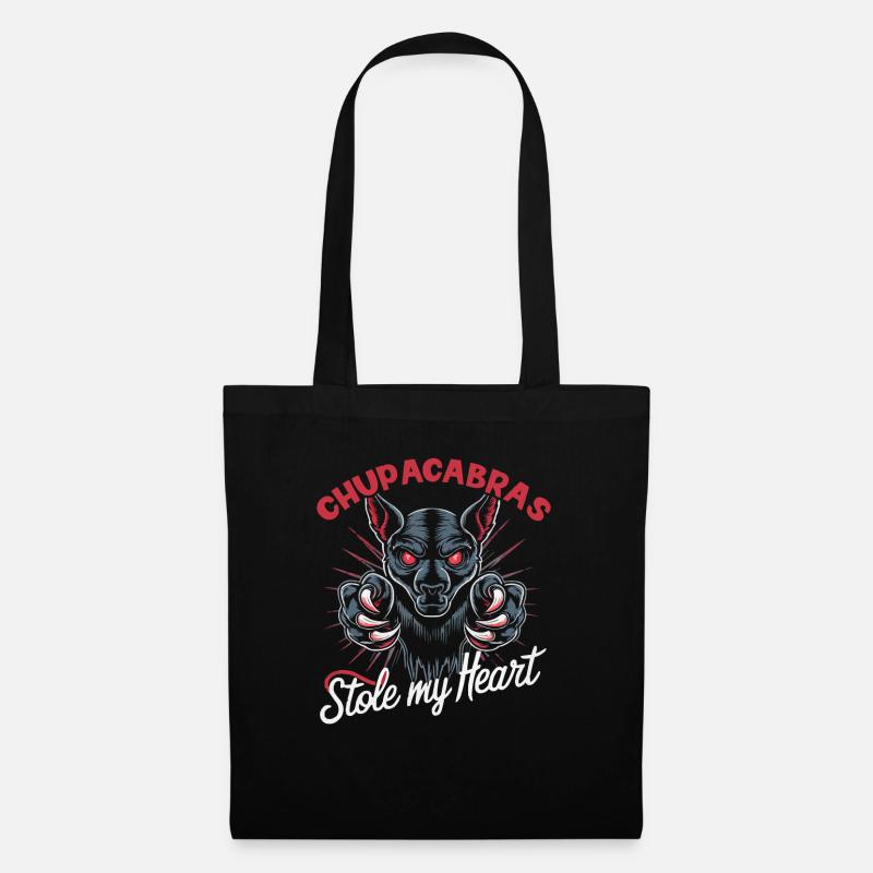 Chupacabra Legendary Creature Beast Cryptozoology - Tote Bag - black
