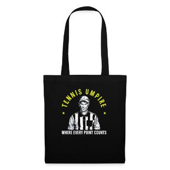 Tennis Umpire Ref Sports Game Official Referee - Tote Bag - black - Front