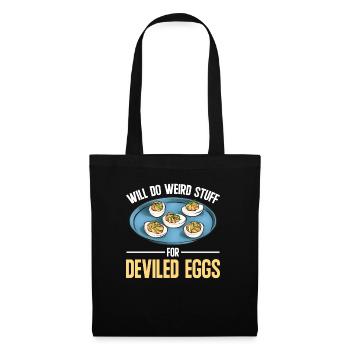 Oeufs farcis Oeufs farcis - Sac en tissu - noir - Devant
