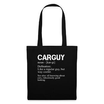 Funny Car Guy T-shirt Car Guy Definition Gear Head - Tote Bag - black - Front