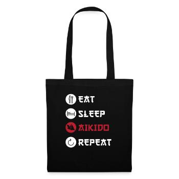 Aikido Martial Arts Gift - Tote Bag - black - Front
