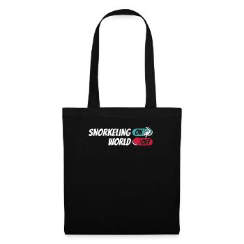 Schnorcheln Snorkeling Sur World Off - Sac en tissu - noir - Devant