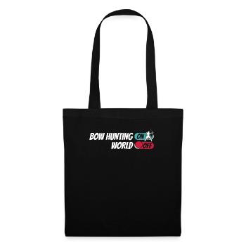Bogenjagd Bogenjäger Bow Hunting On World Off - Tote Bag - black - Front