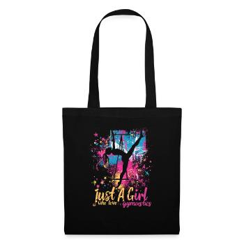 Cool cartwheel gymnast - Tote Bag - black - Front