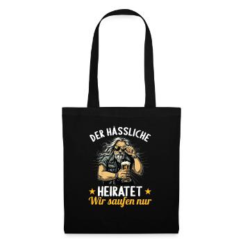 the ugly one marries bachelor party bachelor party - Tote Bag - black - Front