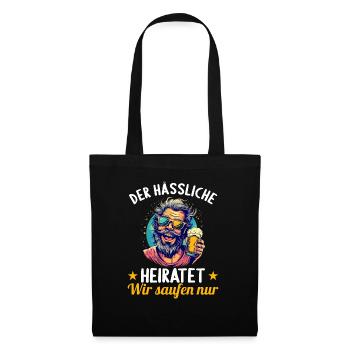 the ugly one marries bachelor party bachelor party - Tote Bag - black - Front