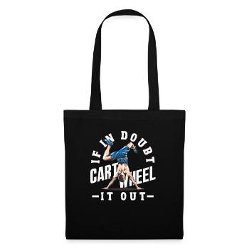 Cool cartwheel gymnastics - Tote Bag - black - Front