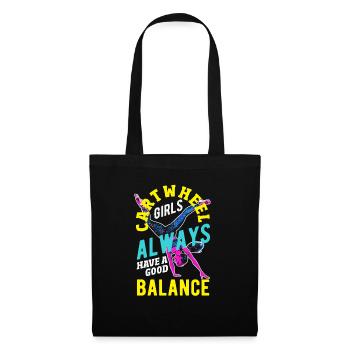 Cool Wheel Stroke Gymnastics Gymnastics - Tote Bag - black - Front
