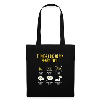 Molina Parakeet Parrot Bird Parakeet - Tote Bag - black - Front