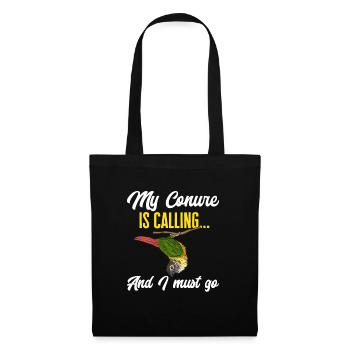 Molina Parakeet Parrot Bird Parakeet - Tote Bag - black - Front