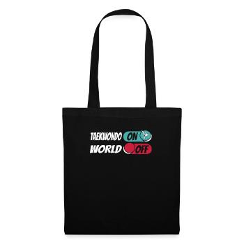 Taekwondo Taekwondo On World Off - Tote Bag - black - Front