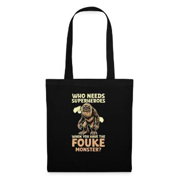 Monstre de Fouke Sasquatch du Sud Cryptozoologie - Sac en tissu - noir - Devant