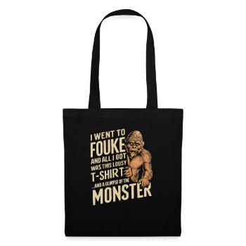 Fouke Monster Southern Sasquatch Cryptozoologie - Sac en tissu - noir - Devant
