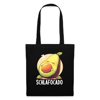 Schlafocado Chemise de nuit officielle - Sac en tissu - noir - Devant