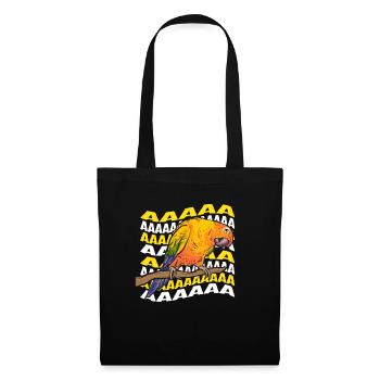 Parakeet, Parrot, Parakeet, Bird - Tote Bag - black - Front