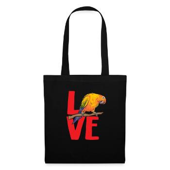 Parakeet, Parrot, Parakeet, Bird - Tote Bag - black - Front