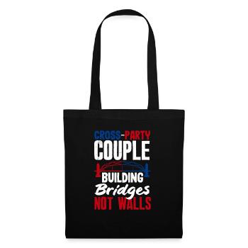 United In Love Unity Patriotic American - Stoffbeutel - Schwarz - Vorne