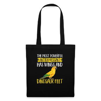 Parakeet, Parrot, Parakeet, Bird - Tote Bag - black - Front