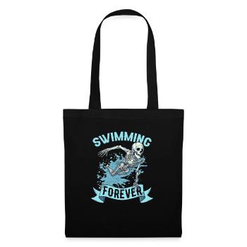 Flotteur de natation Skeleton - Sac en tissu - noir - Devant