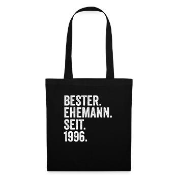 Valentine's Day Best Husband Since 1996 - Tote Bag - black - Front