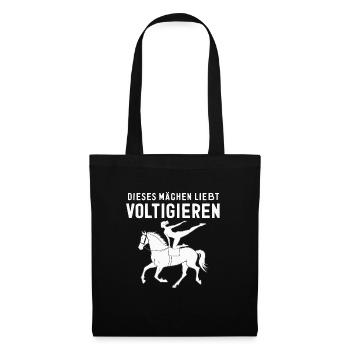 Aime le cadeau de voltige à cheval - Sac en tissu - noir - Devant