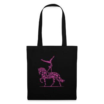 Loves Horse Vaulting Gift - Tote Bag - black - Front