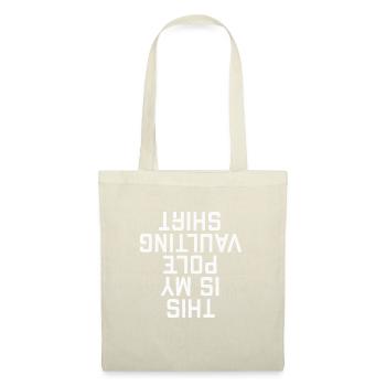 Stabhochspringer-Geschenk - Stoffbeutel - Natur - Vorne