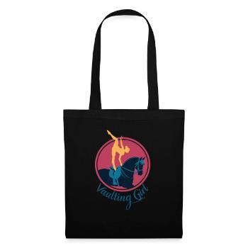 Loves Horse Vaulting Gift - Tote Bag - black - Front