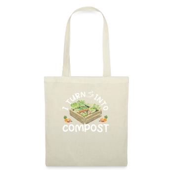 Forêt alimentaire de permaculture biologique - Sac en tissu - nature - Devant