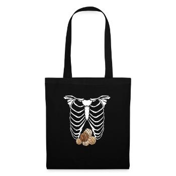 Concha Hispanique Mexicain Pan Dulce - Sac en tissu - noir - Devant
